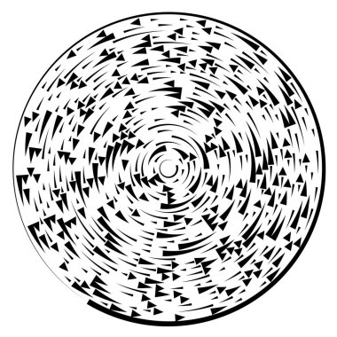 Radikal, yayılan çizgiler soyut patlama elementi. Konsantrik girdap volt, sarmal yayılan şeritler. Dairesel, döngüsel şeritler, çizgiler daire şeklinde. Çevir, döndür, döndür, döndür.