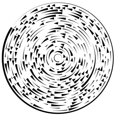 Radikal, yayılan çizgiler soyut patlama elementi. Konsantrik girdap volt, sarmal yayılan şeritler. Dairesel, döngüsel şeritler, çizgiler daire şeklinde. Çevir, döndür, döndür, döndür.