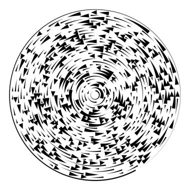 Radikal, yayılan çizgiler soyut patlama elementi. Konsantrik girdap volt, sarmal yayılan şeritler. Dairesel, döngüsel şeritler, çizgiler daire şeklinde. Çevir, döndür, döndür, döndür.
