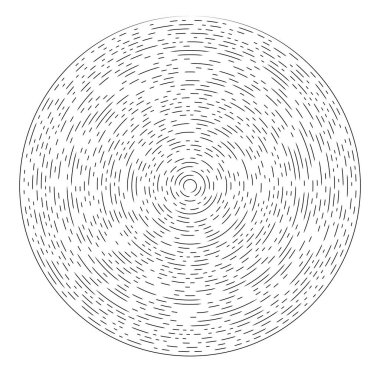 Radikal, yayılan çizgiler soyut patlama elementi. Konsantrik girdap volt, sarmal yayılan şeritler. Dairesel, döngüsel şeritler, çizgiler daire şeklinde. Çevir, döndür, döndür, döndür.