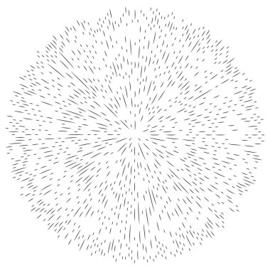 Radikal, yayılan çizgiler soyut patlama elementi. Konsantrik girdap volt, sarmal yayılan şeritler. Dairesel, döngüsel şeritler, çizgiler daire şeklinde. Çevir, döndür, döndür, döndür.