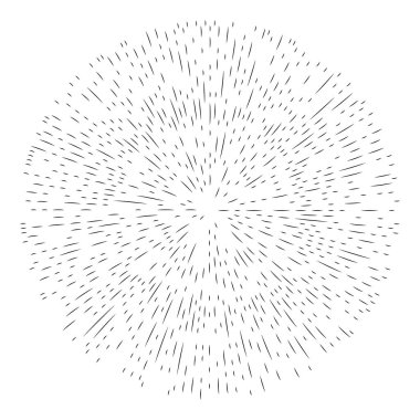 Radikal, yayılan çizgiler soyut patlama elementi. Konsantrik girdap volt, sarmal yayılan şeritler. Dairesel, döngüsel şeritler, çizgiler daire şeklinde. Çevir, döndür, döndür, döndür.