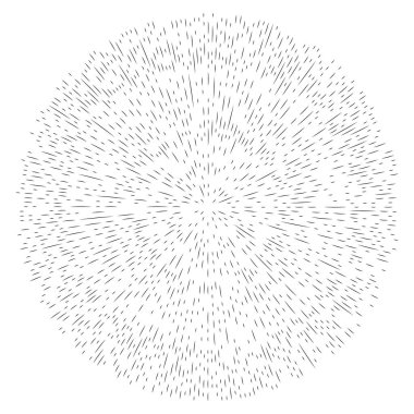 Radikal, yayılan çizgiler soyut patlama elementi. Konsantrik girdap volt, sarmal yayılan şeritler. Dairesel, döngüsel şeritler, çizgiler daire şeklinde. Çevir, döndür, döndür, döndür.