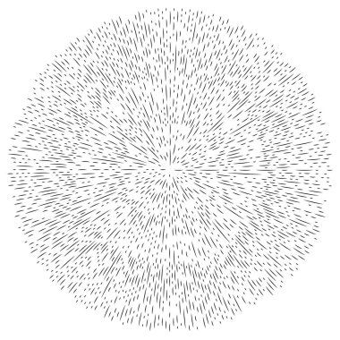 Radikal, yayılan çizgiler soyut patlama elementi. Konsantrik girdap volt, sarmal yayılan şeritler. Dairesel, döngüsel şeritler, çizgiler daire şeklinde. Çevir, döndür, döndür, döndür.