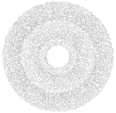 Radikal, yayılan çizgiler soyut patlama elementi. Konsantrik girdap volt, sarmal yayılan şeritler. Dairesel, döngüsel şeritler, çizgiler daire şeklinde. Çevir, döndür, döndür, döndür.