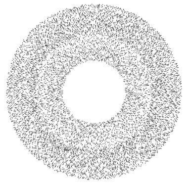 Radikal, yayılan çizgiler soyut patlama elementi. Konsantrik girdap volt, sarmal yayılan şeritler. Dairesel, döngüsel şeritler, çizgiler daire şeklinde. Çevir, döndür, döndür, döndür.