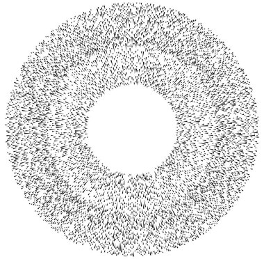 Radikal, yayılan çizgiler soyut patlama elementi. Konsantrik girdap volt, sarmal yayılan şeritler. Dairesel, döngüsel şeritler, çizgiler daire şeklinde. Çevir, döndür, döndür, döndür.