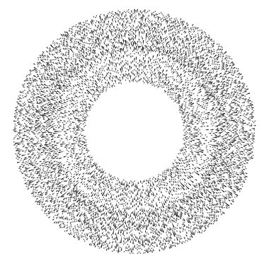 Radikal, yayılan çizgiler soyut patlama elementi. Konsantrik girdap volt, sarmal yayılan şeritler. Dairesel, döngüsel şeritler, çizgiler daire şeklinde. Çevir, döndür, döndür, döndür.