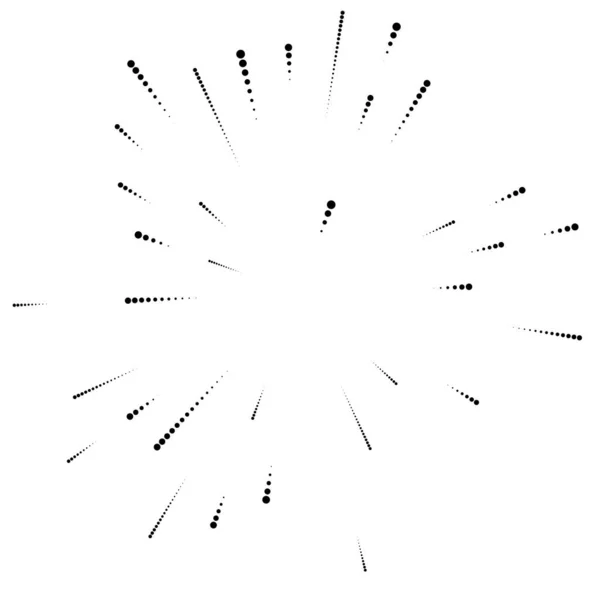 辐射线抽象爆裂元素 同心涡旋体 螺旋状扩张条纹 条纹圆形轮廓形 螺旋形和旋转 环路概念图解 — 图库矢量图片
