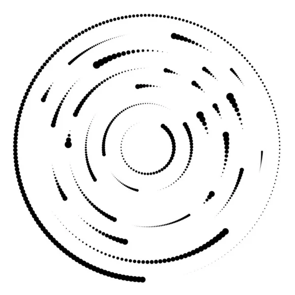 Радиальные Излучающие Линии Абстрактный Элемент Разрыва Концентрический Вихрь Объёмный Спираль — стоковый вектор