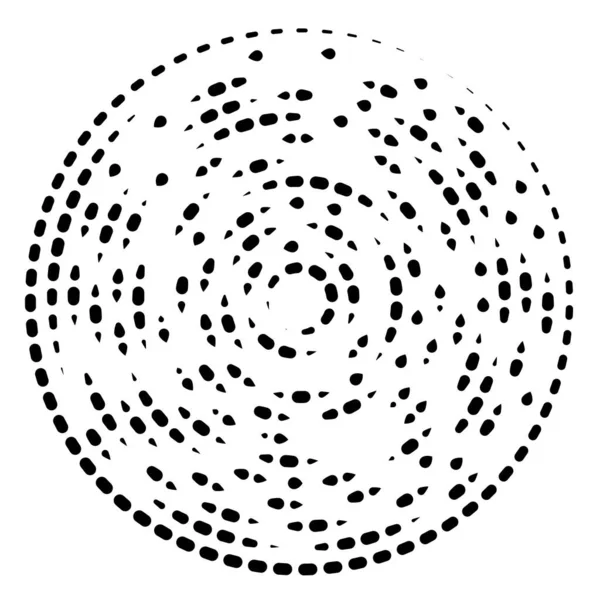 Radiális Sugárzó Vonalak Absztrakt Kitörési Elem Koncentrikus Örvényrög Spirálcsíkok Körkörös — Stock Vector