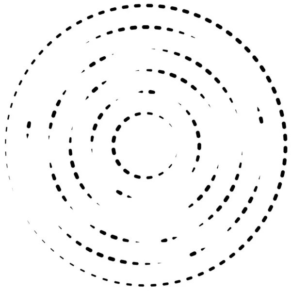 Radiale Strahlende Linien Abstraktes Berstelement Konzentrisch Wirbelnde Volute Helix Die — Stockvektor