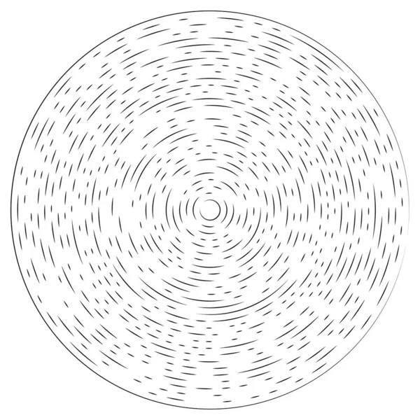 Radialne Promieniujące Linie Abstrakcyjny Element Wybuchowy Koncentryczny Wir Wirowy Spirala — Wektor stockowy