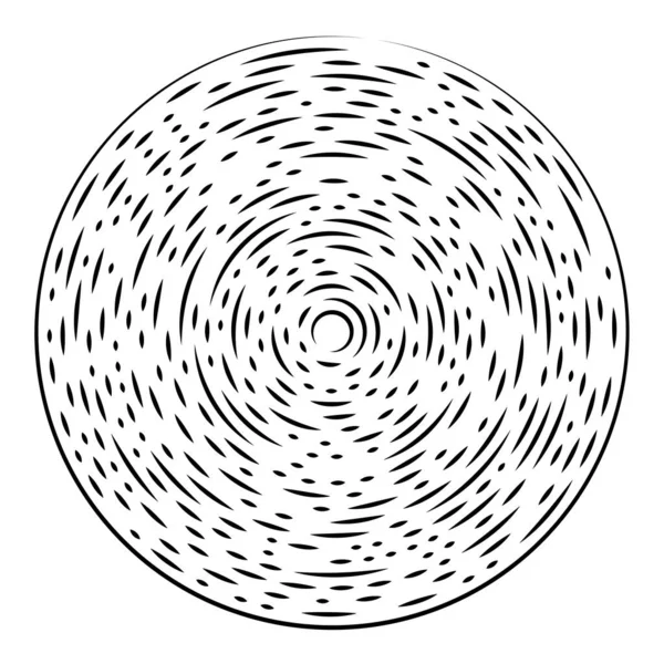 Радіальні Випромінювальні Лінії Абстрактний Вибуховий Елемент Концентричний Вихровий Вольт Спіраль — стоковий вектор