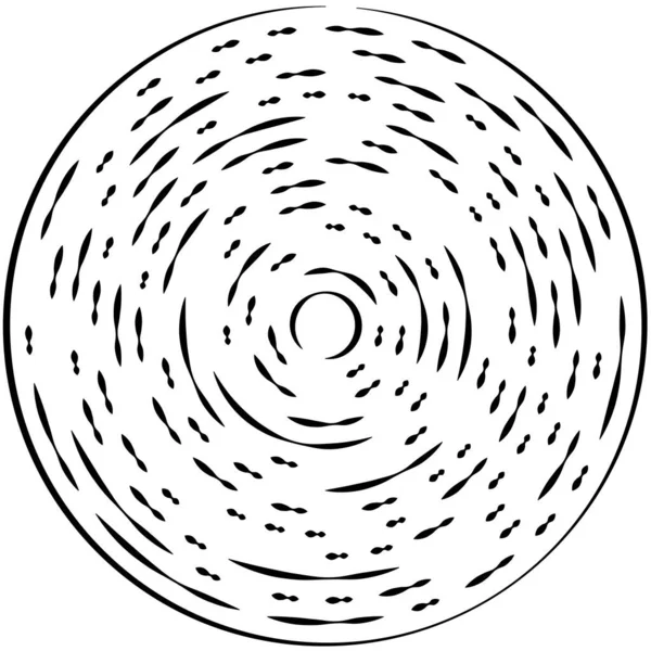 Радиальные Излучающие Линии Абстрактный Элемент Разрыва Концентрический Вихрь Объёмный Спираль — стоковый вектор