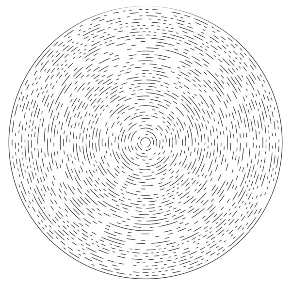 Radiale Stralende Lijnen Abstracte Barsten Element Concentrische Draaikolk Helix Verspreidende — Stockvector