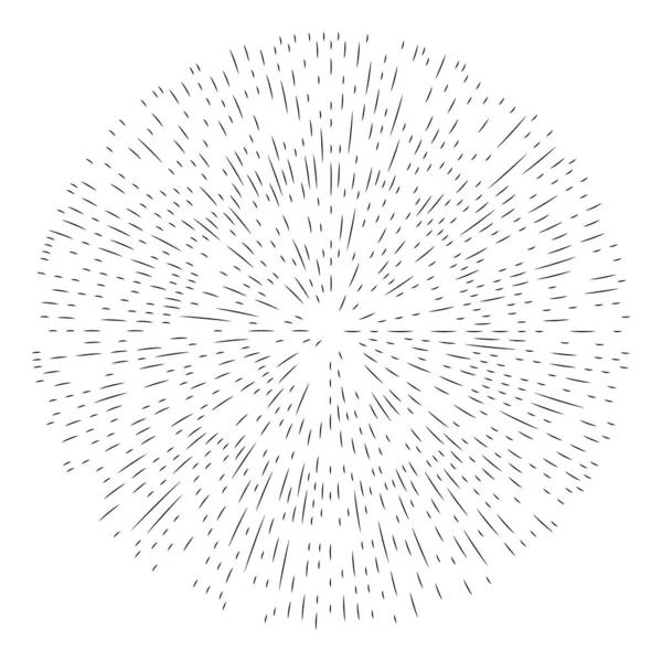 Радіальні Випромінювальні Лінії Абстрактний Вибуховий Елемент Концентричний Вихровий Вольт Спіраль — стоковий вектор