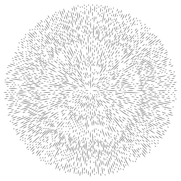 Radialne Promieniujące Linie Abstrakcyjny Element Wybuchowy Koncentryczny Wir Wirowy Spirala — Wektor stockowy
