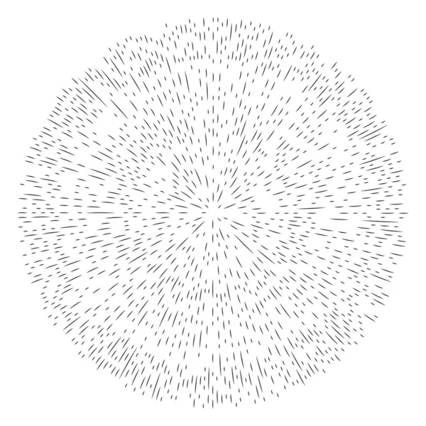 Radial Linhas Radiantes Elemento Explosão Abstrato Voluta Turbilhão Concêntrica Hélice —  Vetores de Stock