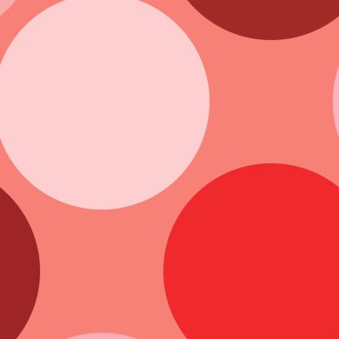 Çemberler, noktalar, noktalar, pürüzsüz bir şekilde tekrarlanabilir renkli desen, arka plan. Benek, benek, benek çizimi. Vektör