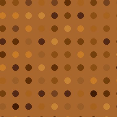 Çemberler, noktalar, noktalar, pürüzsüz bir şekilde tekrarlanabilir renkli desen, arka plan. Benek, benek, benek çizimi. Vektör