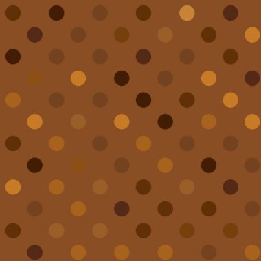 Çemberler, noktalar, noktalar, pürüzsüz bir şekilde tekrarlanabilir renkli desen, arka plan. Benek, benek, benek çizimi. Vektör