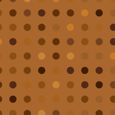 Çemberler, noktalar, noktalar, pürüzsüz bir şekilde tekrarlanabilir renkli desen, arka plan. Benek, benek, benek çizimi. Vektör