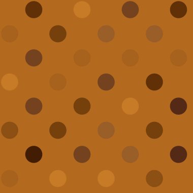 Çemberler, noktalar, noktalar, pürüzsüz bir şekilde tekrarlanabilir renkli desen, arka plan. Benek, benek, benek çizimi. Vektör