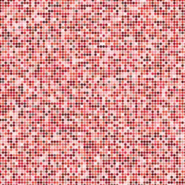 Çemberler, noktalar, noktalar, pürüzsüz bir şekilde tekrarlanabilir renkli desen, arka plan. Benek, benek, benek çizimi. Vektör