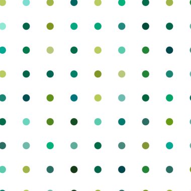 Çemberler, noktalar, noktalar, pürüzsüz bir şekilde tekrarlanabilir renkli desen, arka plan. Benek, benek, benek çizimi. Vektör