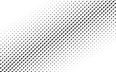 Yarım tonlu üçgen vektör çizimi. Üçgen geometrik arkaplan dokusu ve deseni