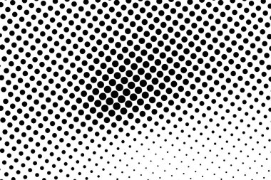 Çember yarım ton, ekran vektör çizimleri. Noktalı, noktalı, benekli vektör çizimi