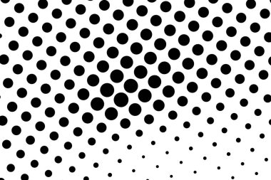 Çember yarım ton, ekran vektör çizimleri. Noktalı, noktalı, benekli vektör çizimi