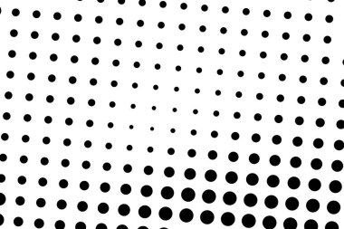 Çember yarım ton, ekran vektör çizimleri. Noktalı, noktalı, benekli vektör çizimi