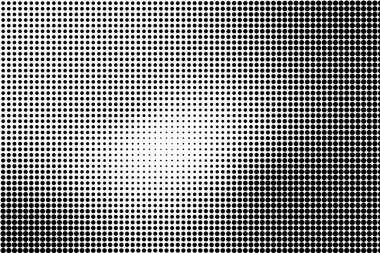 Çember yarım ton, ekran vektör çizimleri. Noktalı, noktalı, benekli vektör çizimi