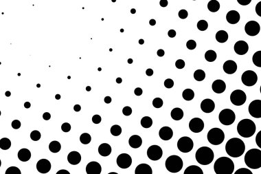 Çember yarım ton, ekran vektör çizimleri. Noktalı, noktalı, benekli vektör çizimi