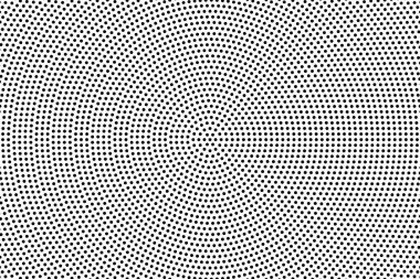 Çember yarım ton, ekran vektör çizimleri. Noktalı, noktalı, benekli vektör çizimi