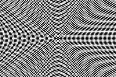 Çember yarım ton, ekran vektör çizimleri. Noktalı, noktalı, benekli vektör çizimi