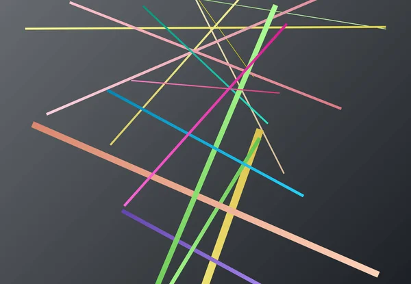 ランダムな斜線 ストライプ抽象ベクトルアート 抽象的なパステル 光と滑らかな色の背景 パターンとテクスチャ — ストックベクタ
