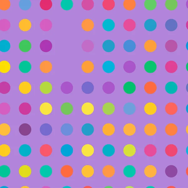 Circles Dots Polka Dots Seamlessly Repeatable Colourful Pattern Background Speckle — Stock Vector