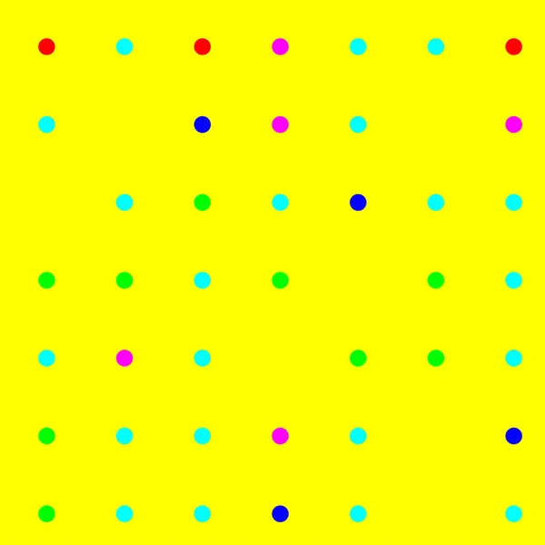 圆点无缝地重复着色彩斑斓的图案 波纹图解 — 图库矢量图片