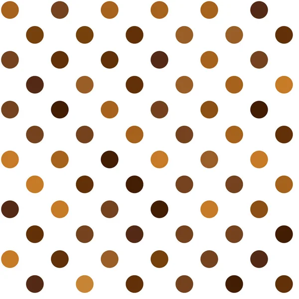 Circles Dots Polka Dots Seamlessly Repeatable Colorful Pattern Background Speckle — Stock Vector