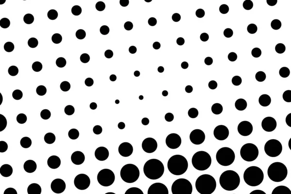 Circle Halftone Screentone Vektor Illustrationen Punkte Punkte Flecken Vektor Illustration — Stockvektor