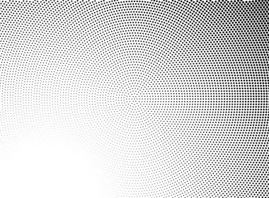 Çember yarım ton, ekran vektör çizimleri. Noktalı, noktalı, benekli vektör çizimi