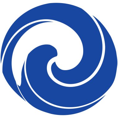 Dairesel sarmal, girdap, dönme tasarım elementi. Eş merkezli, radyal ve yayılan çizgiler dönüş, girdap ve eğri büğrü