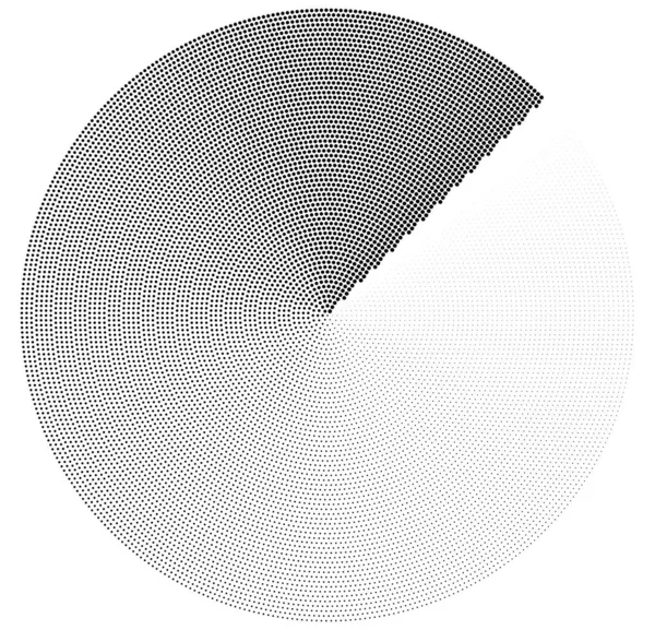 Circle Halftone Screentone Vector Illustrations Dots Dotted Speckles Vector Illustration — Stock Vector