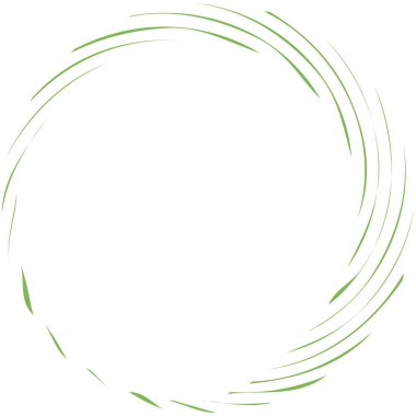 Dairesel sarmal, girdap, dönme tasarım elementi. Eş merkezli, radyal ve yayılan çizgiler dönüş, girdap ve eğri büğrü