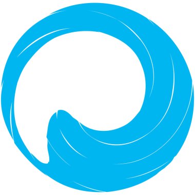 Dairesel sarmal, girdap, dönme tasarım elementi. Eş merkezli, radyal ve yayılan çizgiler dönüş, girdap ve eğri büğrü