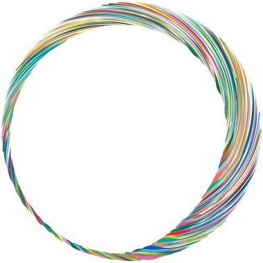 Dairesel sarmal, girdap, dönme tasarım elementi. Eş merkezli, radyal ve yayılan çizgiler dönüş, girdap ve eğri büğrü