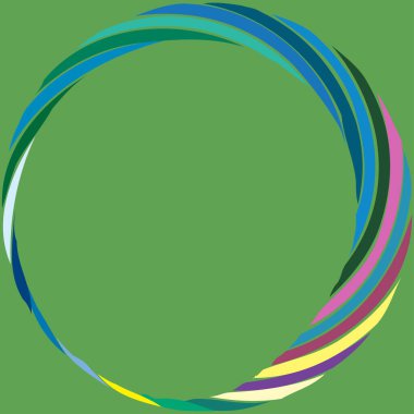 Dairesel sarmal, girdap, dönme tasarım elementi. Eş merkezli, radyal ve yayılan çizgiler dönüş, girdap ve eğri büğrü